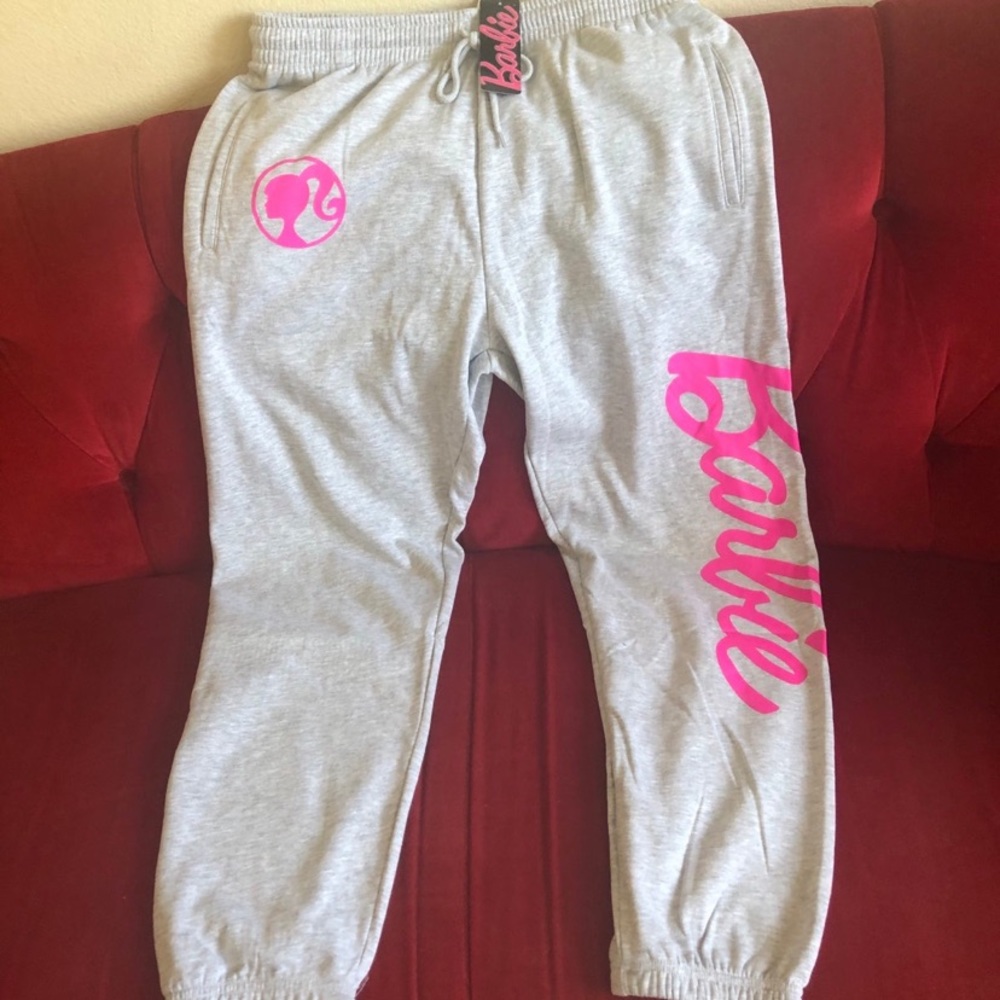 Gray Barbie Sweatpants